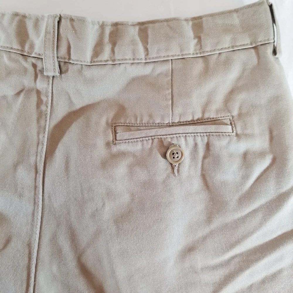 Lands' End Kids Boys Size 18 Khaki Adjustable Waist 4 Pockets